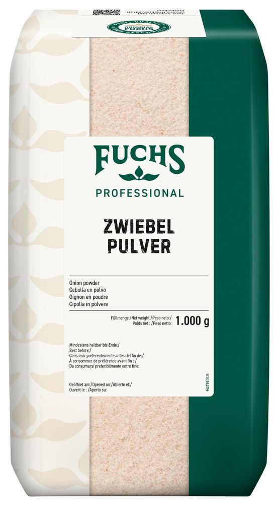 Fuchs Professional Uienpoeder, pittig, licht en lichtzoet, Productafbeelding 