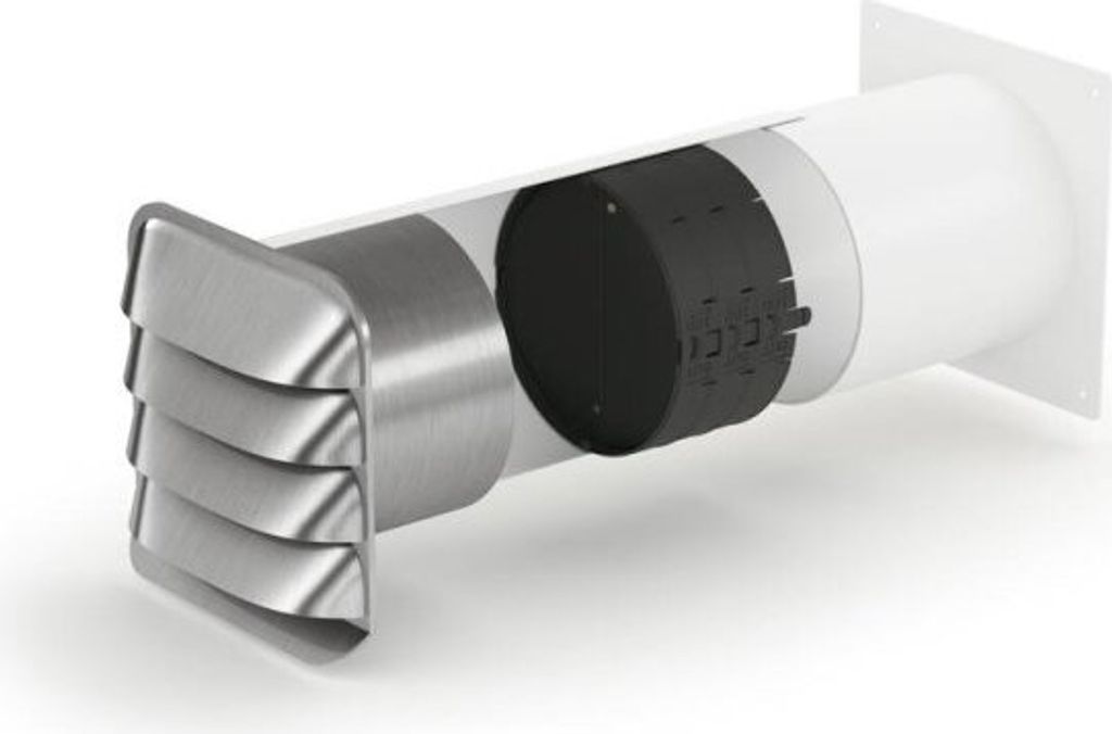 Naber E-Jal Col Außenjalousie mit Thermobox, weiß/Edelstahl 4043060