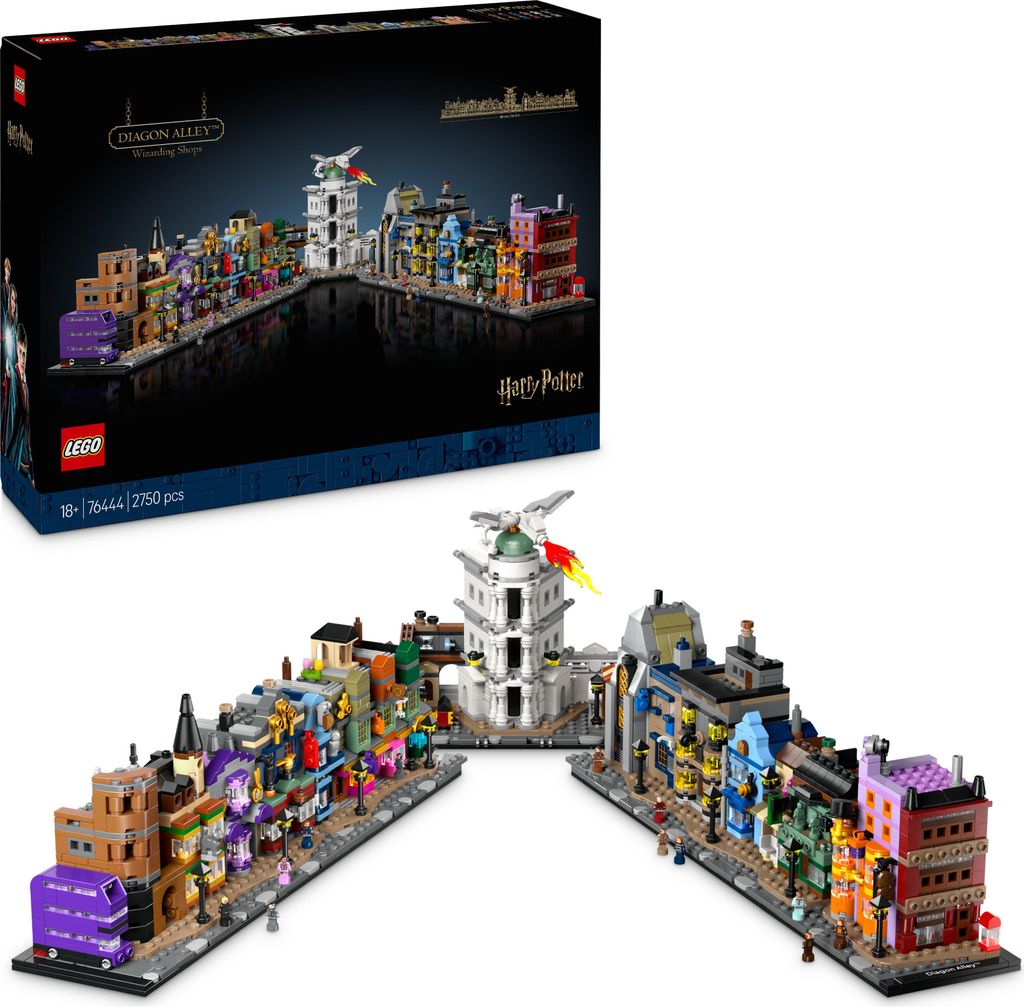 LEGO® Harry Potter™ 76444 Die Zauberläden der Winkelgasse™ Produktbild 