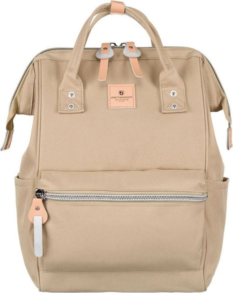 PTN BETA-6058 Rucksack aus beigem Stoff