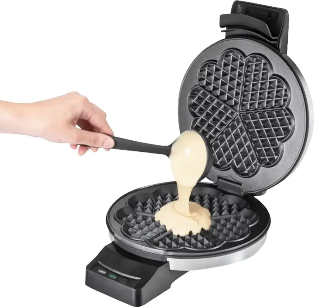 Appareil à Gaufres Cœur pour Goûter Familial Cloer 1898 Inox 950 W - 5
