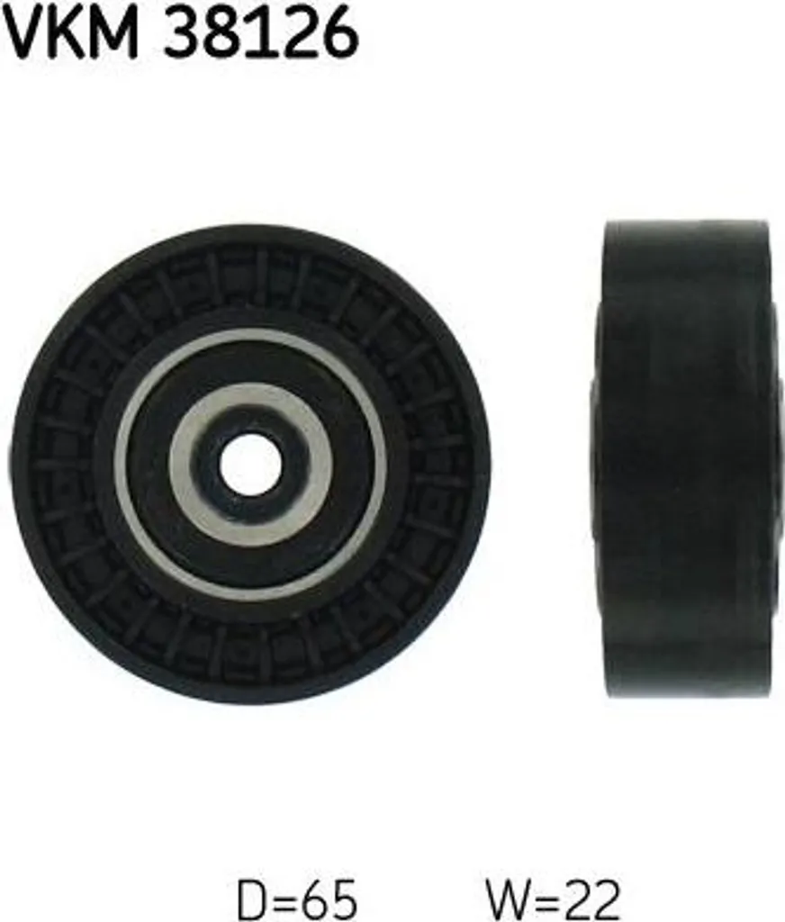 Pièce de Rechange Courroie SKF VKM 38126 Mercedes Classe A 6682020719