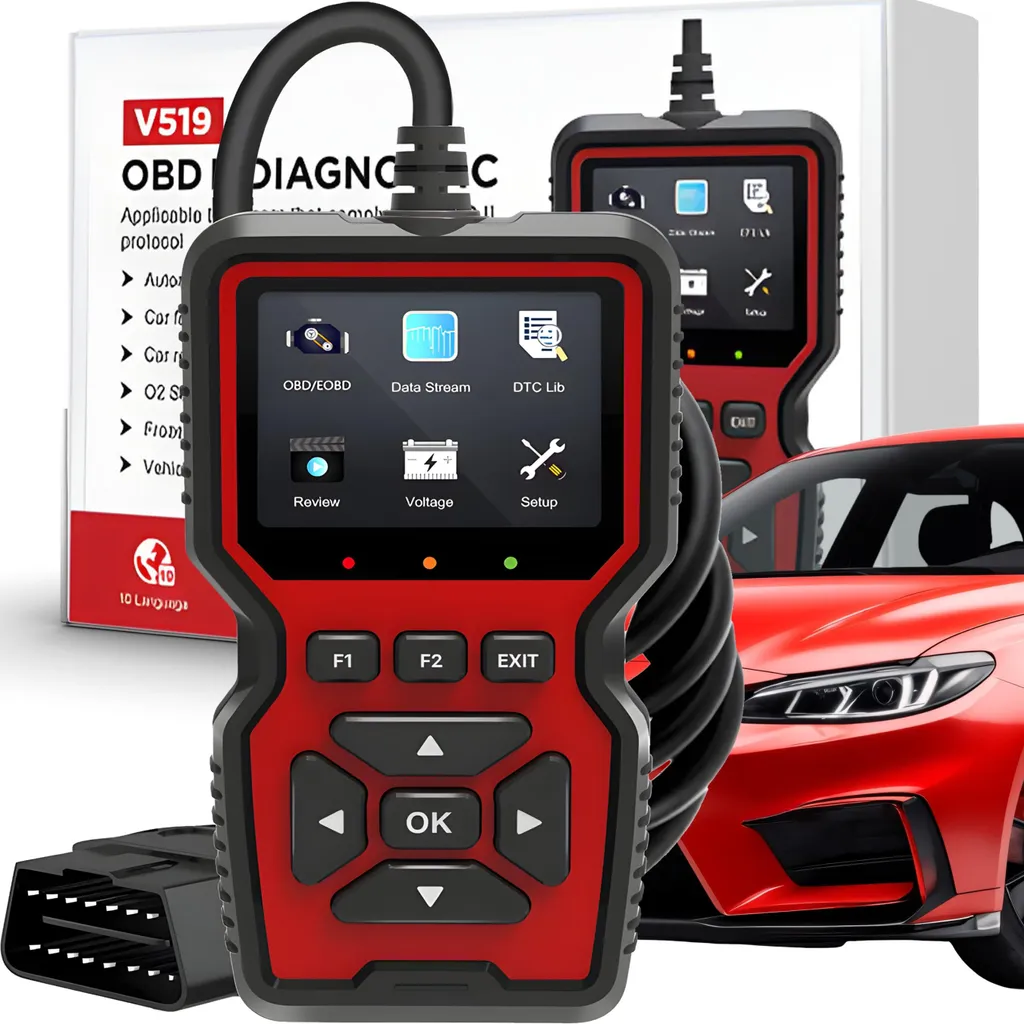 Outil de Diagnostic Automobile avec Écran LCD Lecteur Code Erreur Rapide - 8