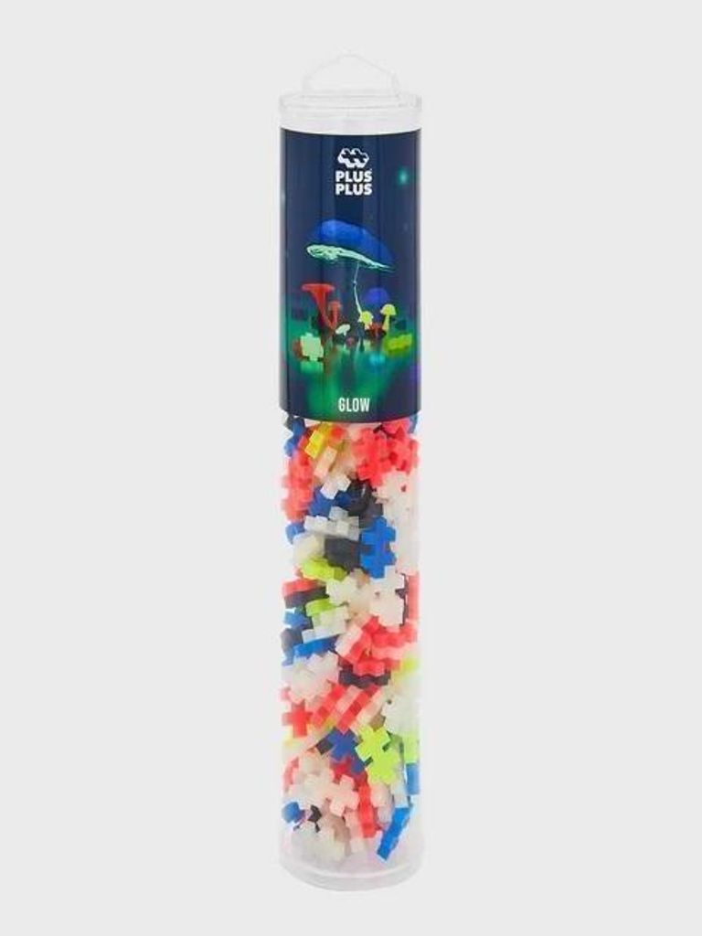 Tube du jeu de construction Plus-Plus - Glow Mix 240 pièces Image du produit 