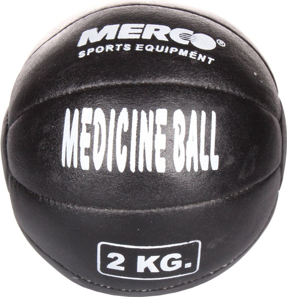Merco Black Leather kožený medicinální míč hmotnost 2 kg Obrázek produktu 