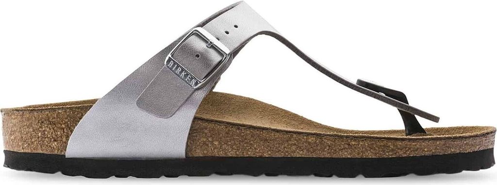 Birkenstock Gizeh Silber Schmales Fußbett - Damen Produktbild 