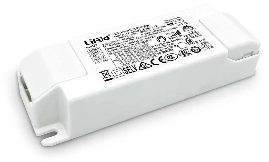 Pilote LED Ideal Lux Bento 09W 1-10V 287843 : Driver fiable et précis