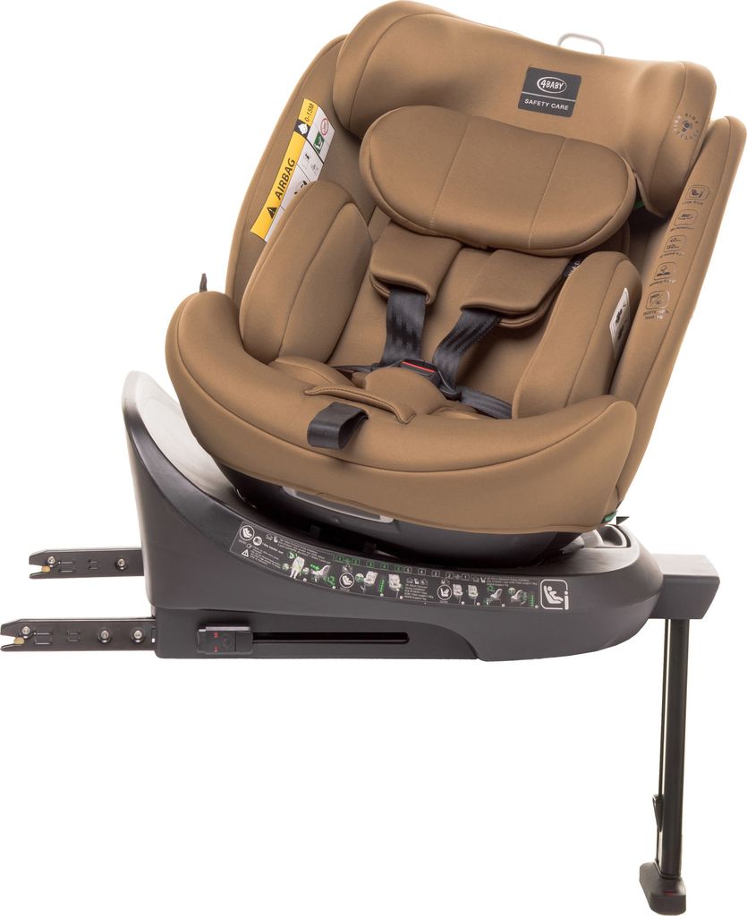4Baby Enzo-Fix Mokka 40-150 cm 360° i-Size autosedačka Obrázok produktu 5