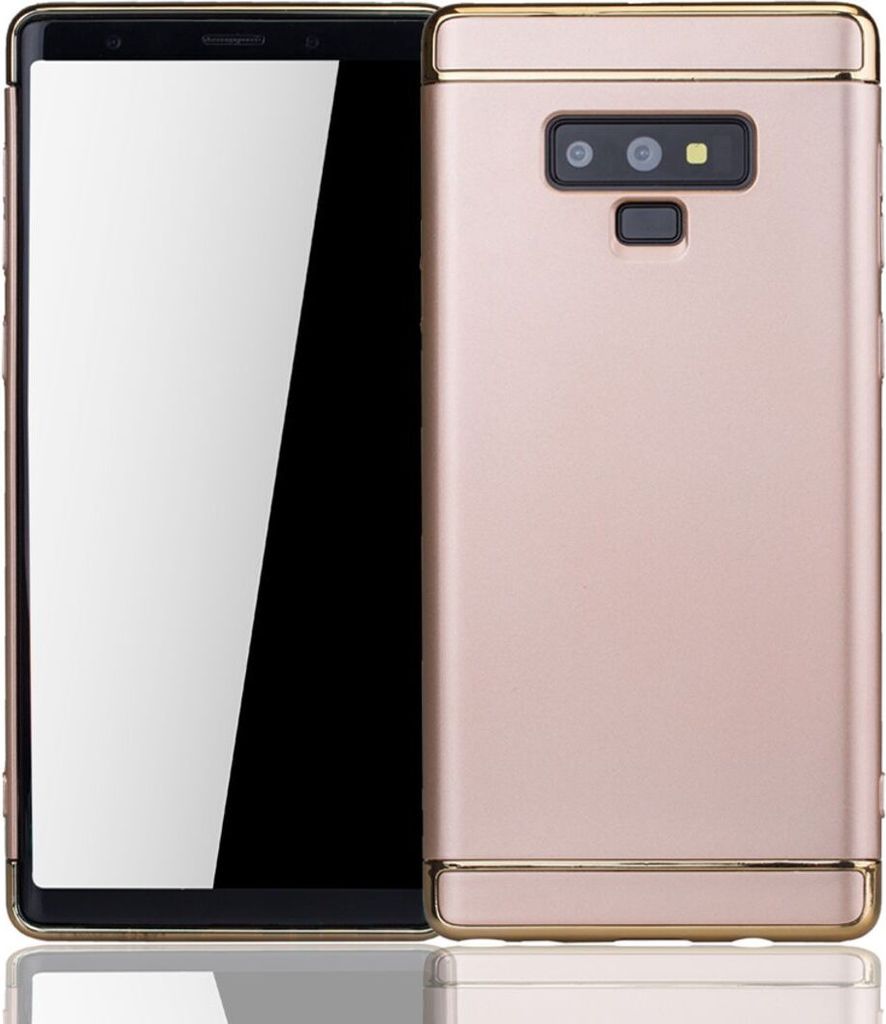 Samsung Galaxy Note 9 Handy Hülle Schutz Case Bumper Hard Cover Gold