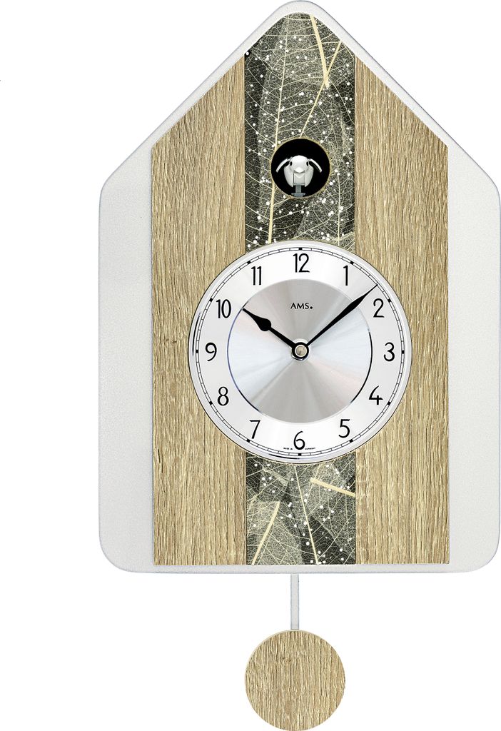 AMS 7499 Wanduhr Pendeluhren Design Kuckucksuhr