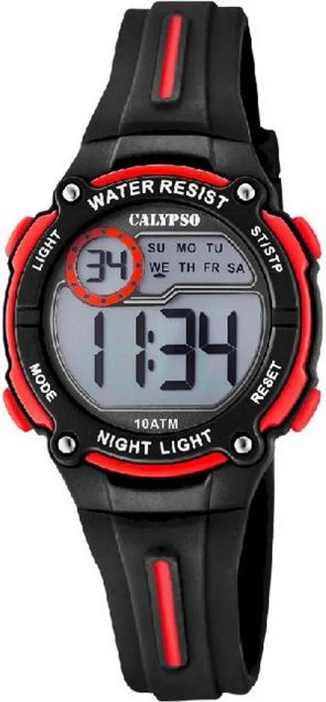 Regalo Bambino: Orologio Calypso K6068-6 Digital Crush Nero e Rosso