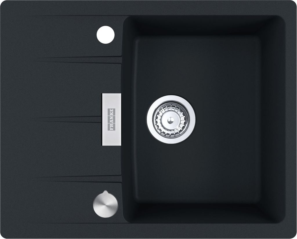 Franke Einbauspüle Centro CNG 611-62 Fragranit Black Matt