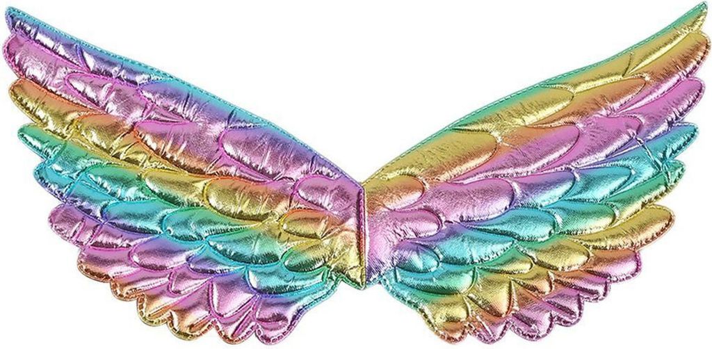 Bunte Pastell Engelsflügel "Aurelia" - 22 x 43 cm Produktbild 