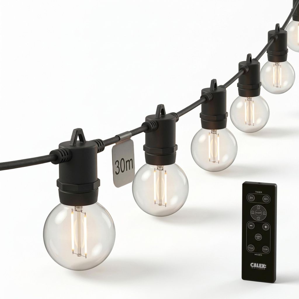 Calex Lichterkette 30 Meter, LED-Lichtergirlande mit 50 Produktbild 