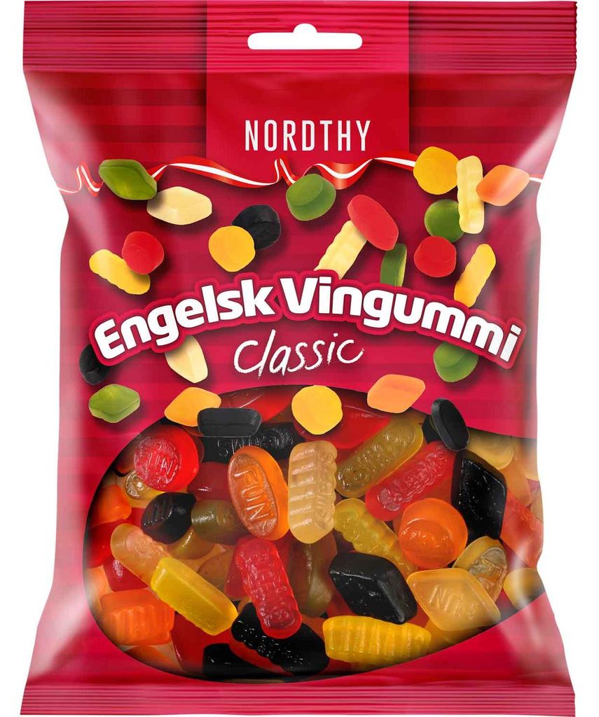 Nordthy English Wine Gum Classic Wine Gum 900g Immagine del prodotto 