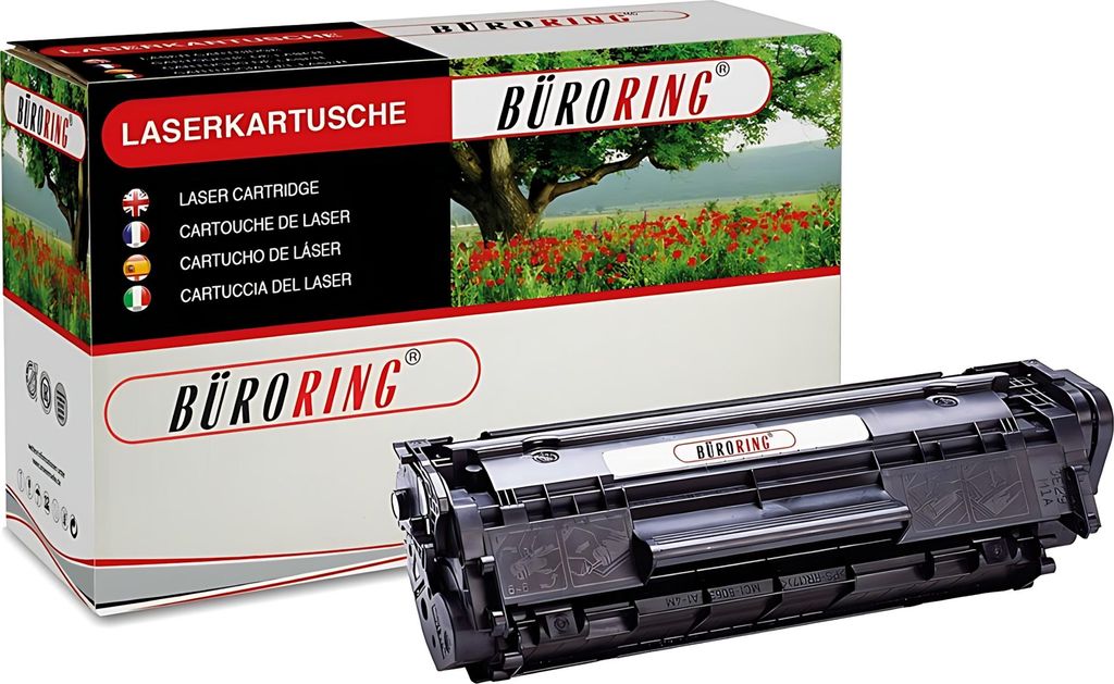Toner Cartridge 12X schwarz für HP LaserJet 1010, 1010w, 1012, 1015,