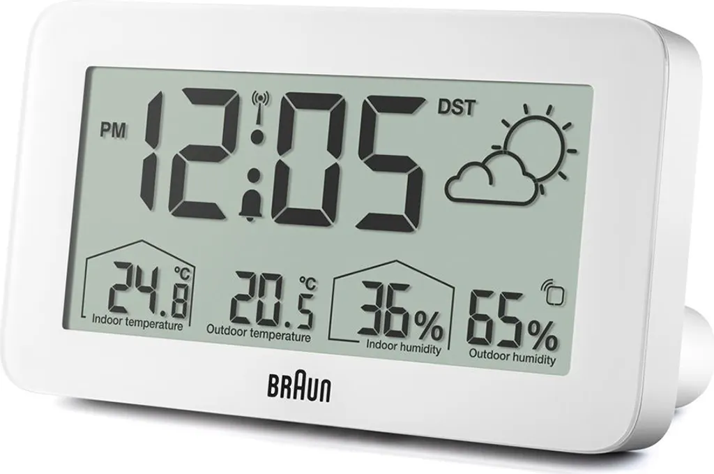 Réveil de Voyage Braun BC13WP-DCF Compact et Précis pour Déplacements