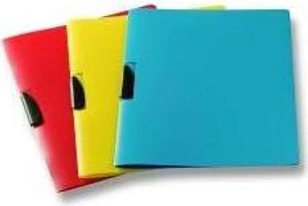 Dossier Fellowes Clipper jaune : classez vos documents A4 sans agrafes