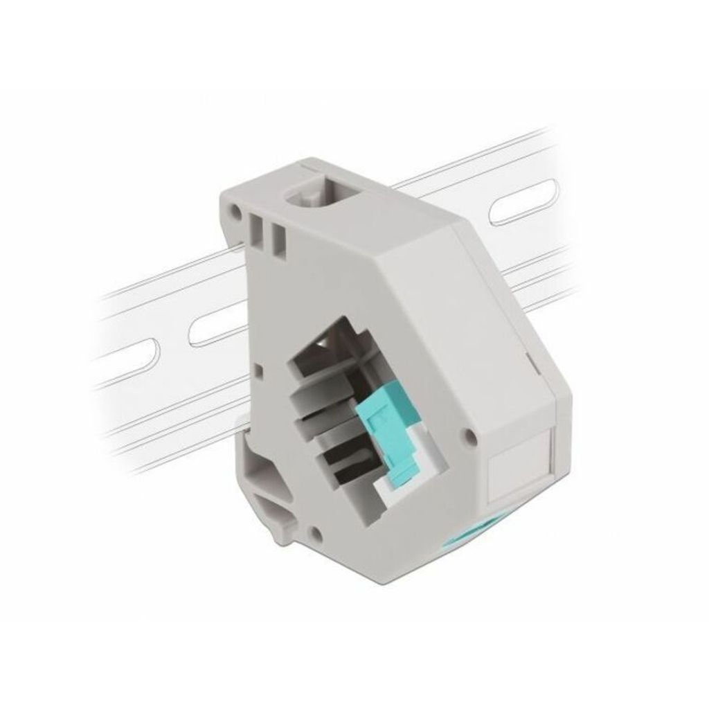 Delock Keystone Jack-DIN-Adapter für Schienenmontage