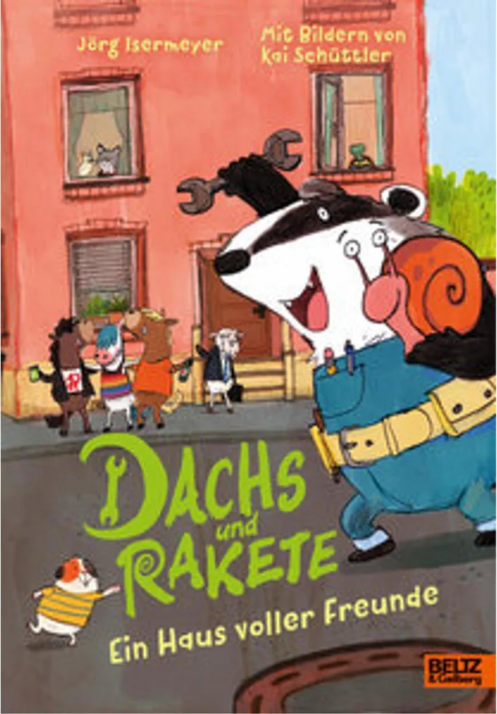 Livre jeunesse Dachs und Rakete Ein Haus voller Freunde broché 24cm