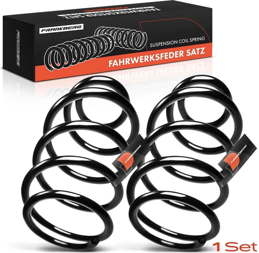 2 Ressorts de Suspension Avant Frankberg pour VW Sharan Seat Alhambra