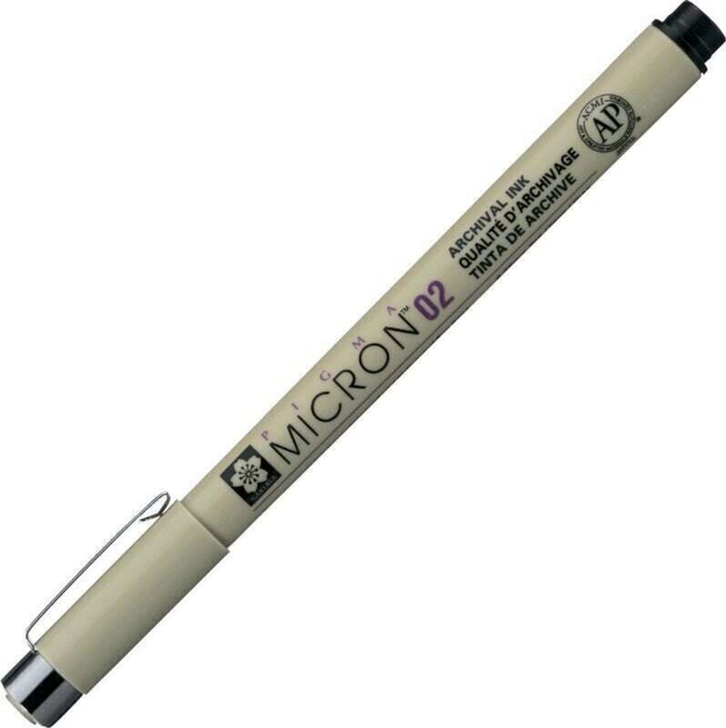 Sakura Pigma Micron 02 Pióro techniczne Black 0,3 mm 1 szt. Zdjęcie produktu 