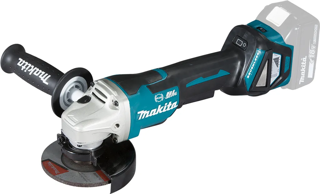Meuleuse Makita DGA467ZJ sans fil 18V LXT 125mm avec 2 batteries et coffret
