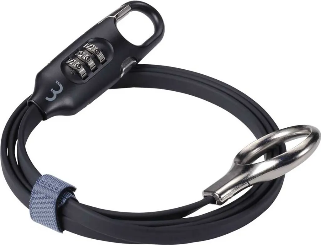 Antivol Vélo Câble Acier BBB LoopSafe pour Sécuriser Casque et Selle