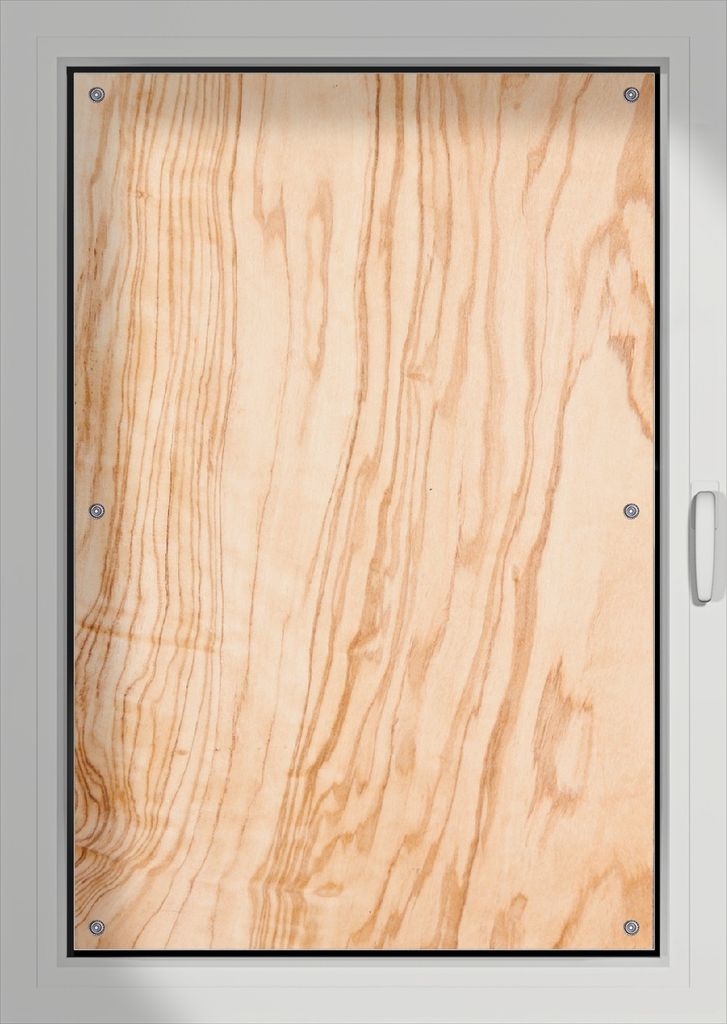 Wallario Lichtschutzbild, Dekorativer Sichtschutz Sonnenschutz 76 x 115 cm mit Motiv: Holzmuster - Oberfläche mit Holzmaserung VI - Verdunklung oh...