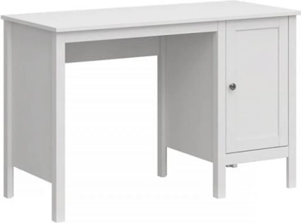 Bureau Ole minimaliste avec plateau large et pieds en bois massif robuste