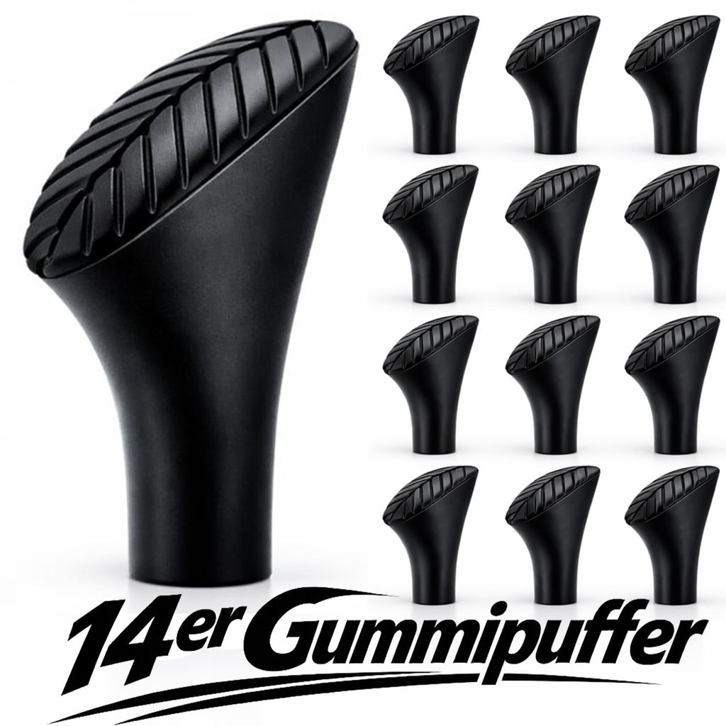 14 Nordic Walking Gummipuffer Pads Asphaltpads Ersatzfüße Trekking Wandern