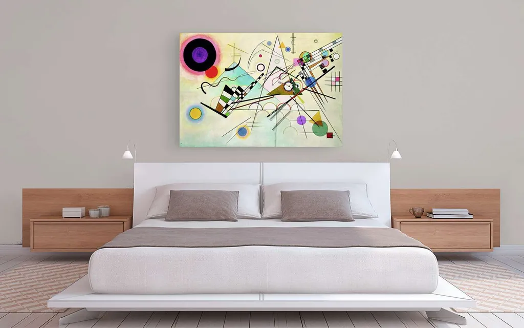Tableau Kandinsky Composition VIII Impression sur Toile 100x70 cm