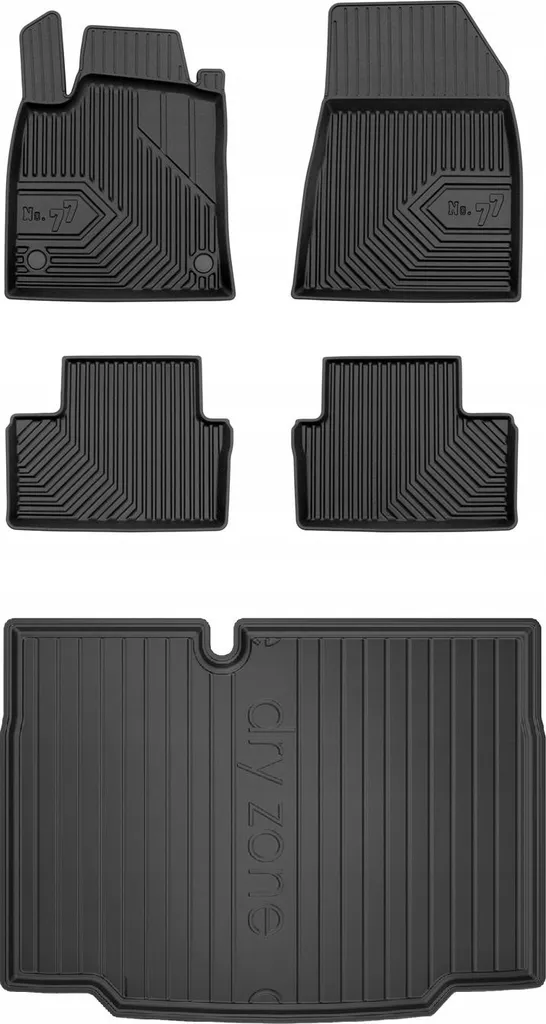 Tappetini Auto Renault Clio 5 2019-2024: Protezione Totale 3D Gomma
