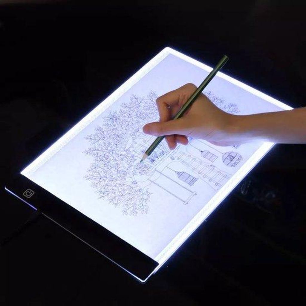 Tablet graficzny LED A4 z podłączeniem USB do rysowania i Zdjęcie produktu 