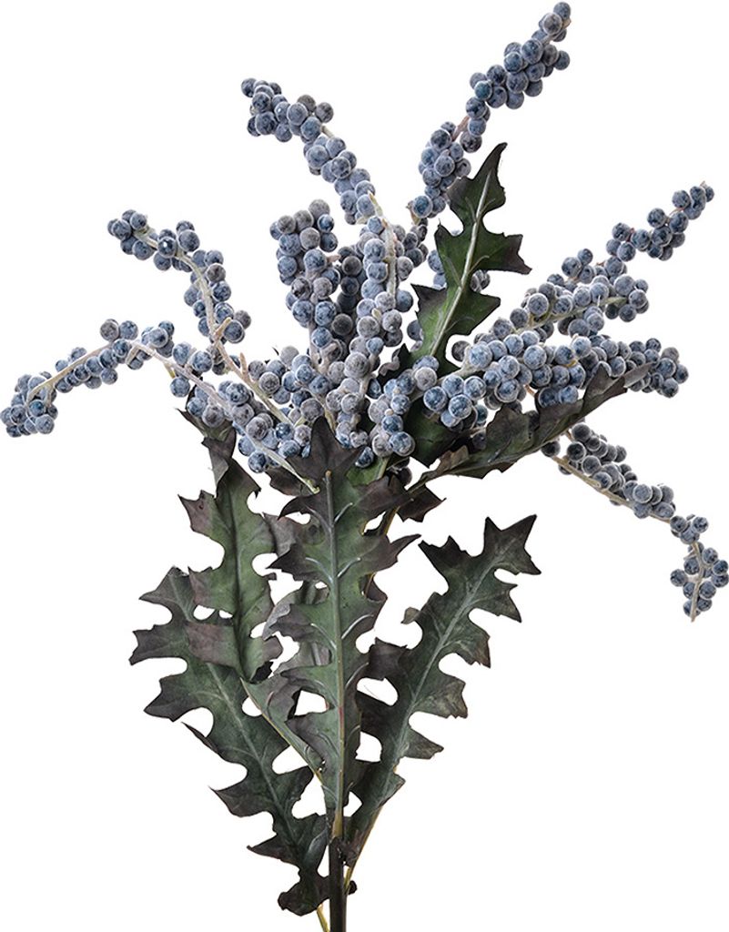 Clayre & Eef Kunstblume 103 cm Blau Kunststoff