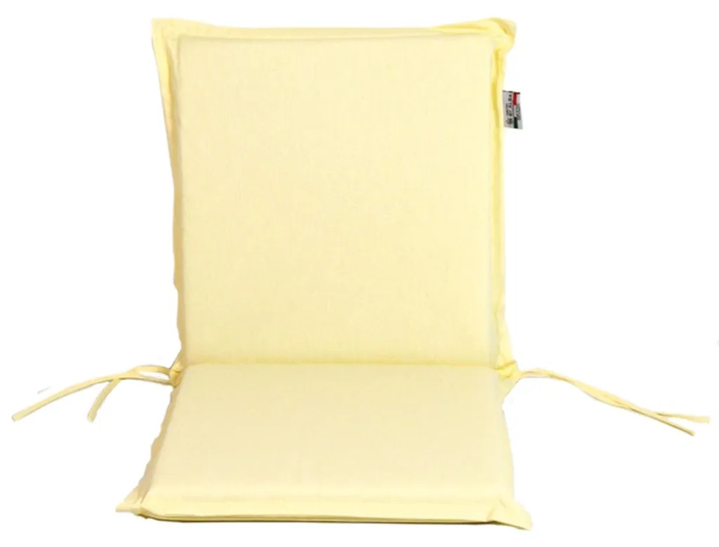 Coussin Déhoussable Zippo Fabotex Beige pour Fauteuil à Dossier Bas