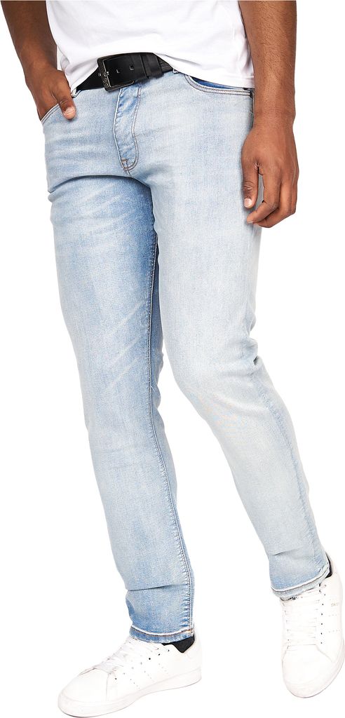 Crosshatch - "Cadman" Jeans für Herren BG383 (34S) (Helle Waschung)