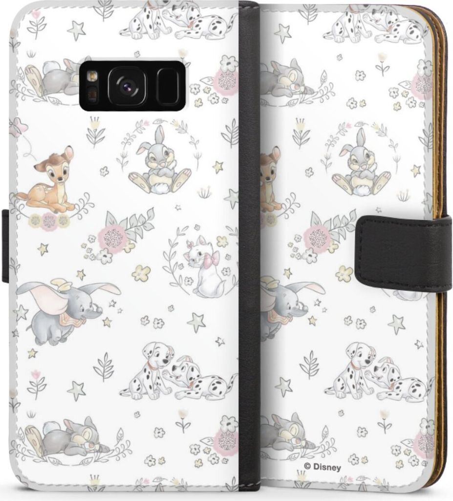 DeinDesign Klapphülle für Samsung Galaxy S8 Plus Handytasche Lederhülle Tasche Bambi Disney Dumbo