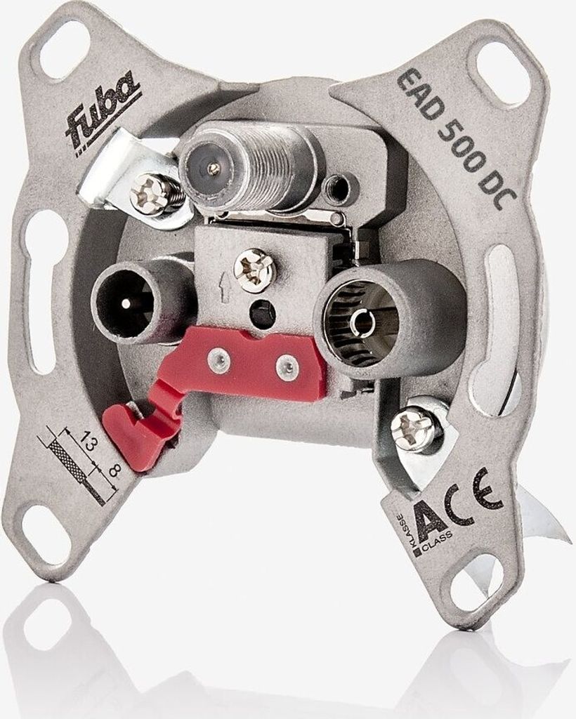 Fuba EAD 500 DC Universal-Enddose 3-Loch DC-Pass Freq.:5-2200MHz Dämpf.:1-1,3dB