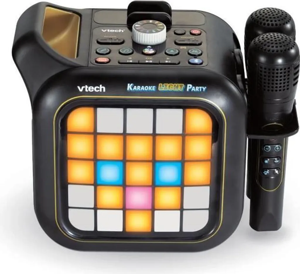 Vtech Karaoke Light Party Multicolore avec Micro et Effets Lumineux
