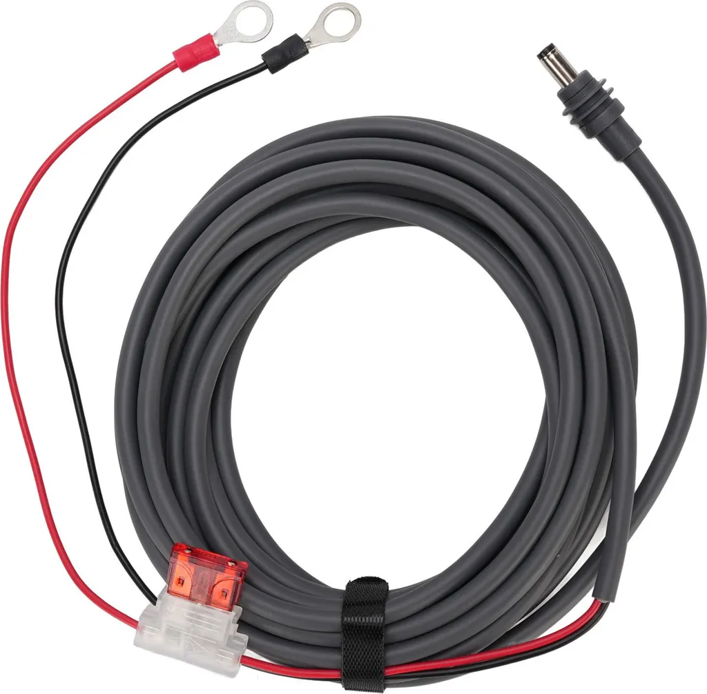 Câble 18AWG avec porte-fusible intégré 5m pour alimentation satellite