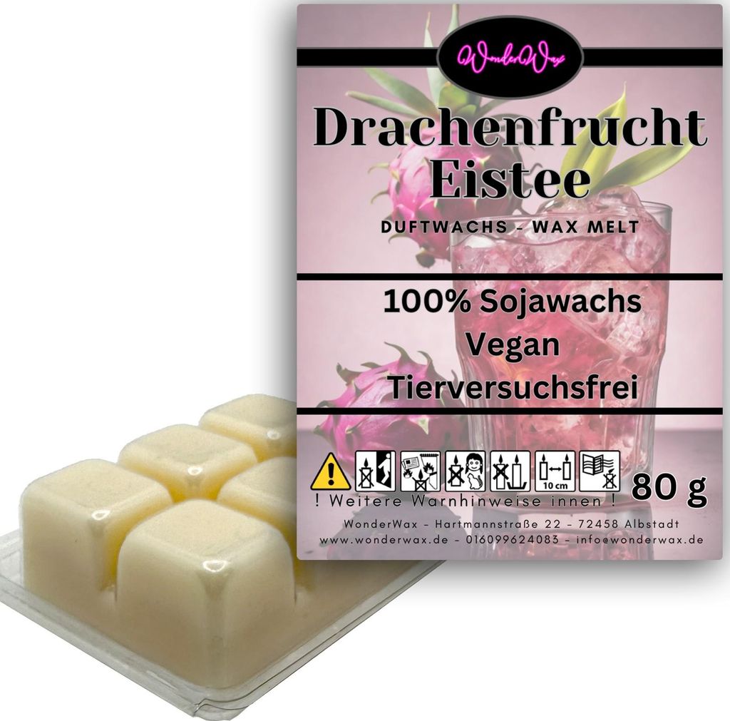 WonderWax Duftwachs Wax Melts für Duftlampe, 6 Würfel Duftmelt Wachsmelt Sojawachs Duftwachs Würfel für Raumdüfte, Wachs Duftöl Winter Indoor...