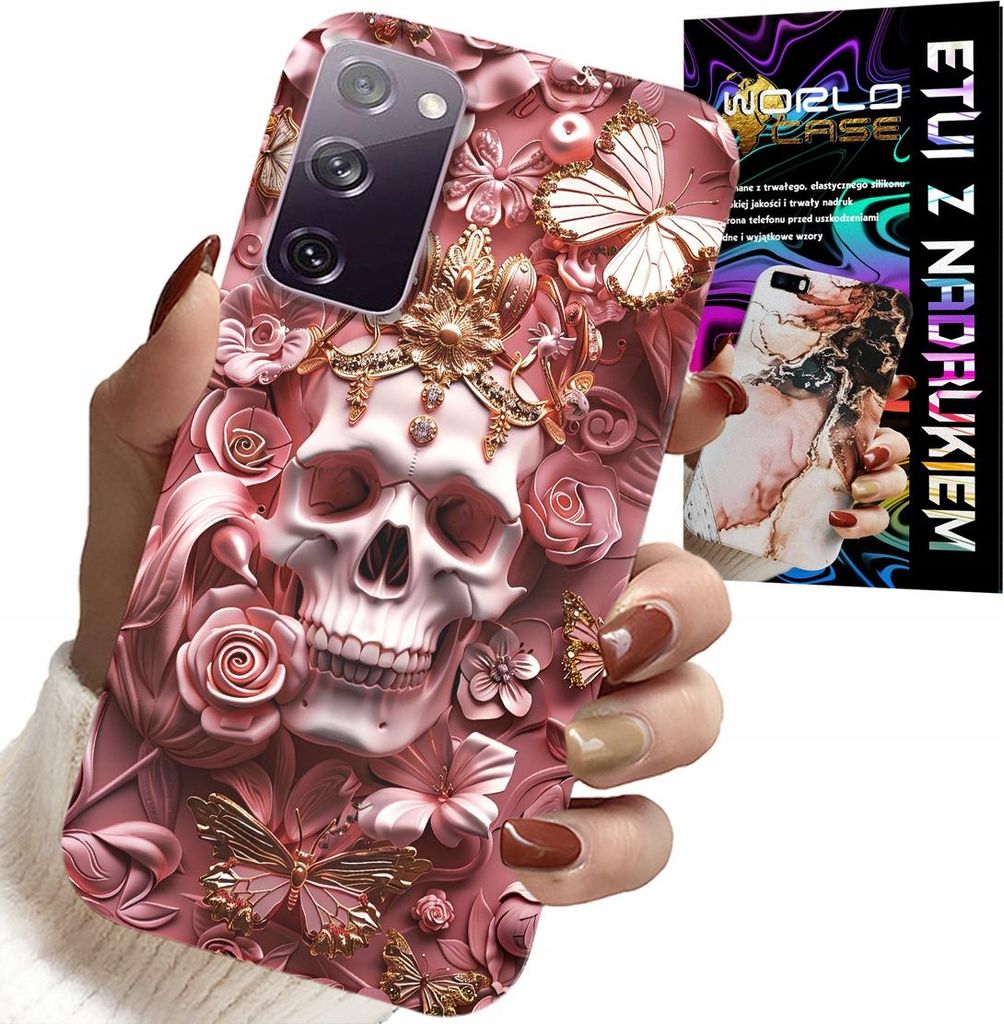 Hülle Für Samsung Galaxy S20 Fe - Feminine, Trendige Designs, Totenkopf Mit Rosen