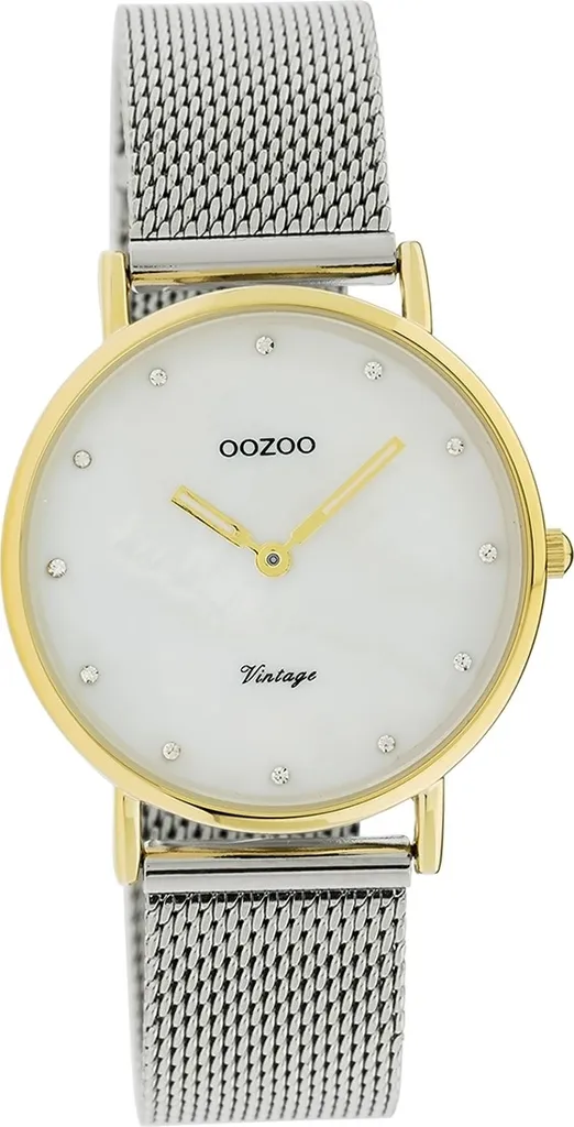 Occasione Oozoo C20120 Orologio Donna Vintage Argento Acciaio Inox