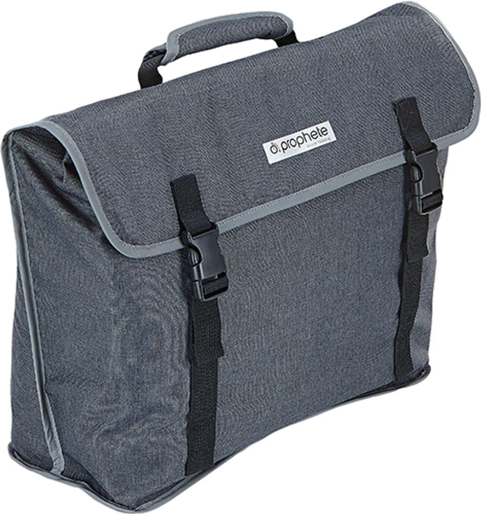 Prophete Urban Seitenpacktasche, 20 Liter Volumen, wasserabweisend, für Falt- und Kompakträder, mit reflektierenden Elementen