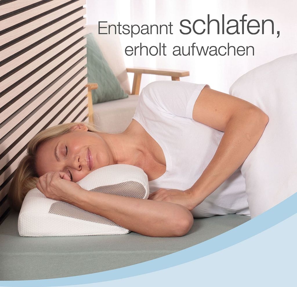 Bestschlaf Nackenstützkissen Visco Weiß Produktbild 2