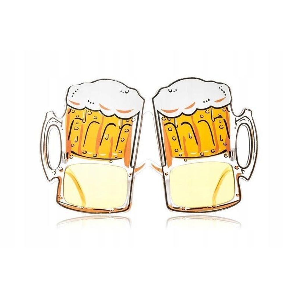 Gläser aus Kunststoff, mehrfarbig, geformt wie Biergläser, für Biertrinker