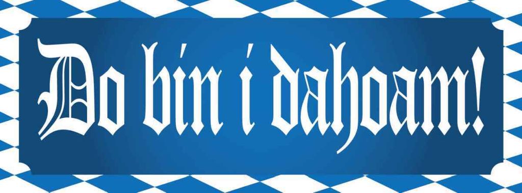 vianmo Holzschild 10x27 cm Do Bin I Dahoam Dekoration