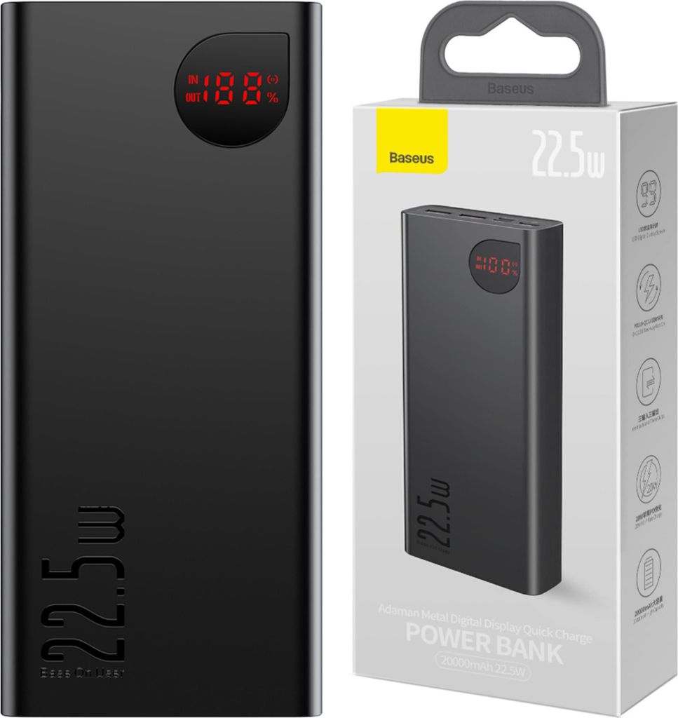 Baseus PPAD070101 agli ioni di litio (Li-Ion) 20000 mAh Immagine del prodotto 
