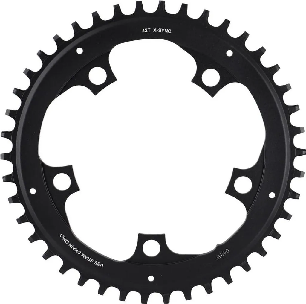 Plateau SRAM Road S350 Aeroguard 44 dents 110 mm BCD noir 11 vitesses